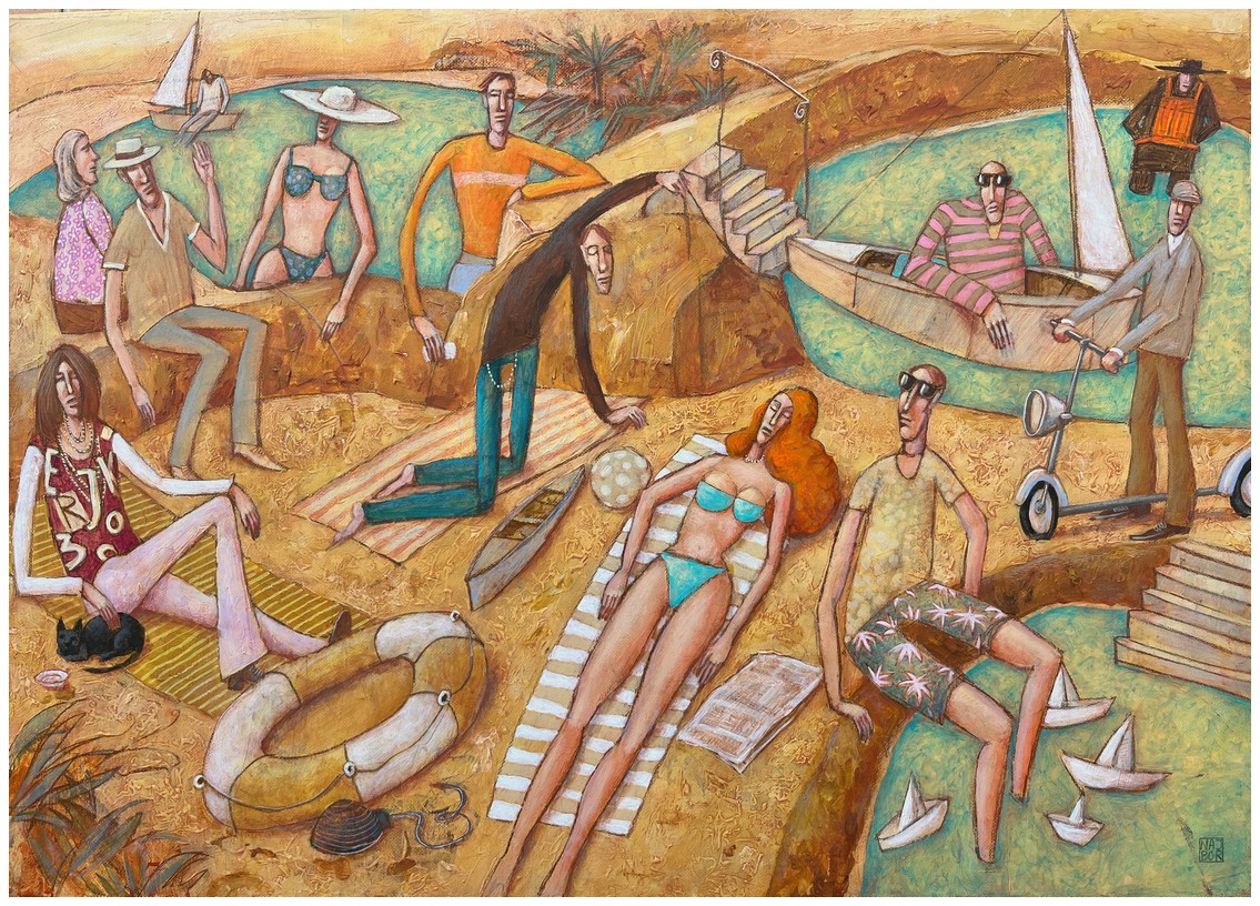 Czarny kot na Minozie